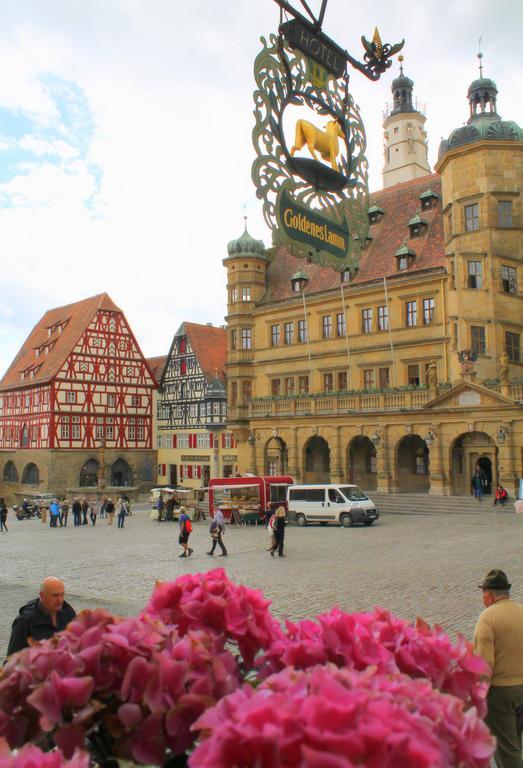 Hotel Goldenes Lamm Rothenburg ob der Tauber Bagian luar foto